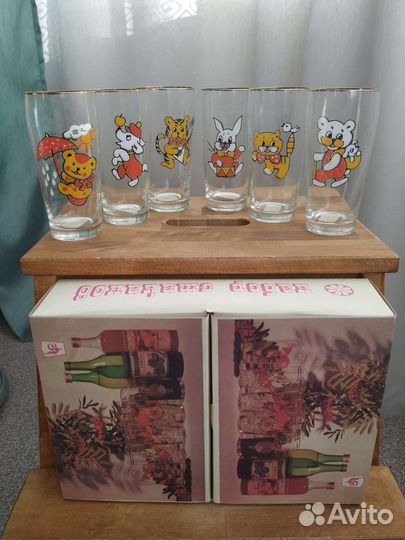 Стаканы СССР стекло Калининский завод