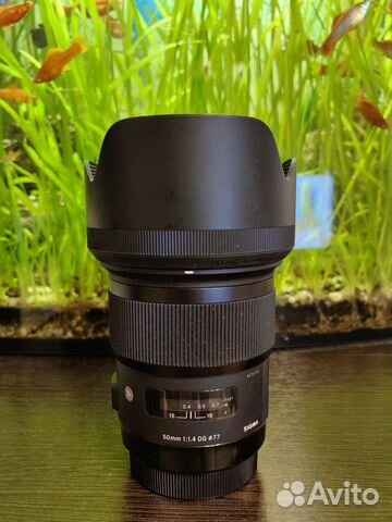 Объектив Sigma Art 50 mm F1. 4 DG Canon EF объявление продам