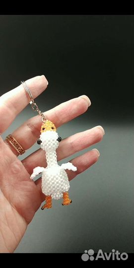 Брелок гусь обнимусь