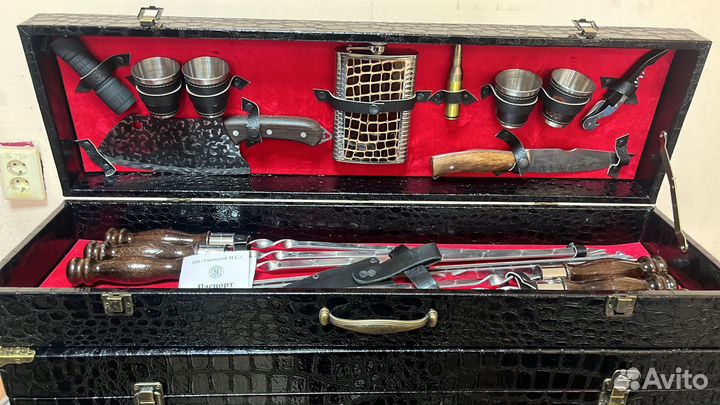 Набор шампуров подарочный Кизлярский