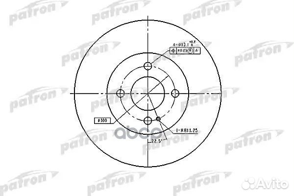Диск тормозной передн mazda: 323 C IV 89-94, 32
