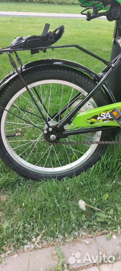 Велосипед 4х колёсный детский