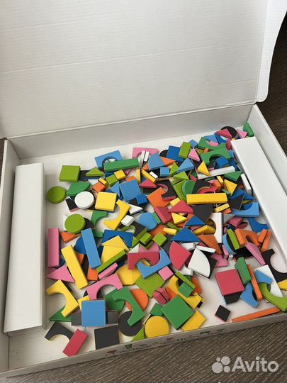 Магнитная мозайка мягкая 290 элементов