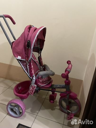 Прогулочная коляска-велосипед