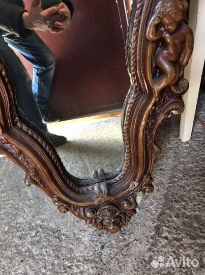Зеркало старинное большое