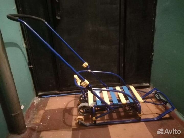 Санки с колёсами