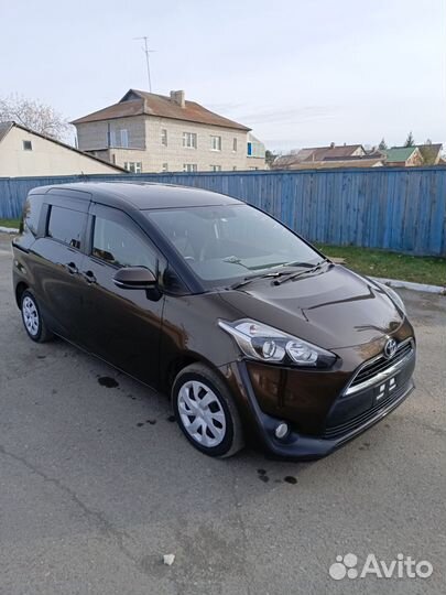 Toyota Sienta 1.5 CVT, 2018, 135 000 км