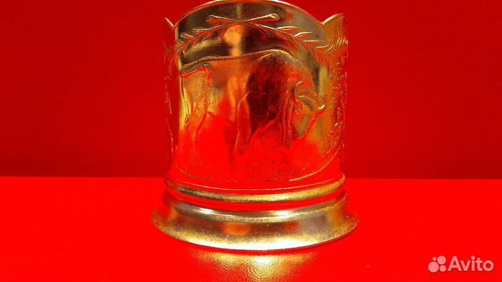 Подстаканник бык СССР