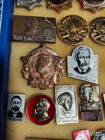 Значки ссср.тема личности