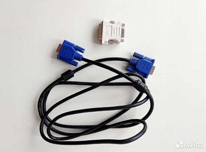 Кабель VGA - VGA 1,8 м плюс переходник