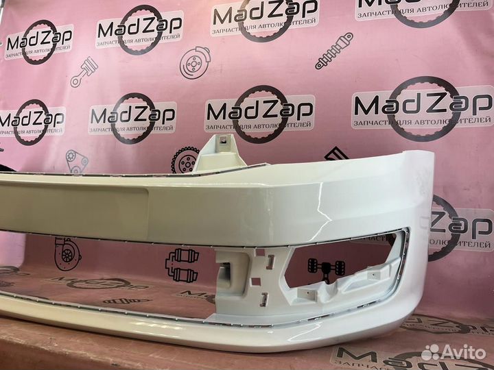 Бампер передний белый Volkswagen Polo 2015-2020