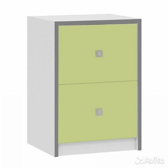 Тумба 24.3 Дельта-Сильвер салатовый