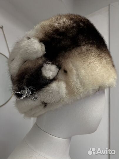 Шапка норковая женская