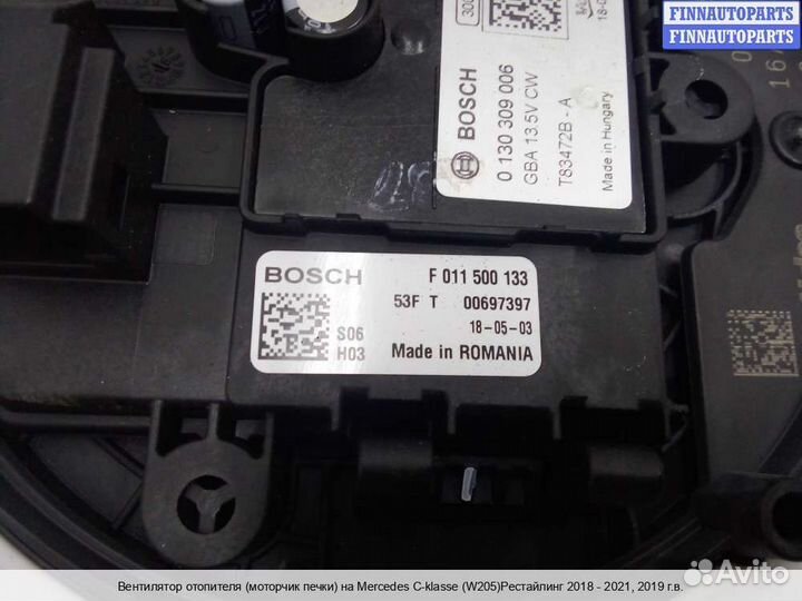 Моторчик печки Mercedes-Benz C (W205), 2019 2.0 Бензин
