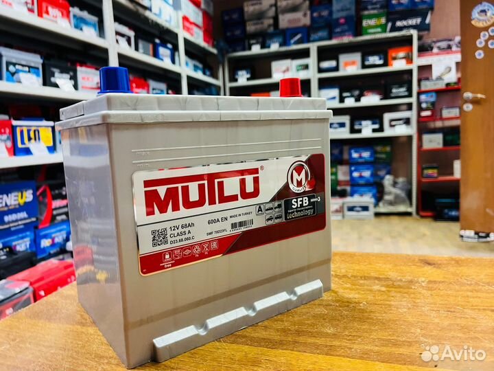 Аккумулятор Mutlu 68 ач на Mazda Kia Hyundai идр