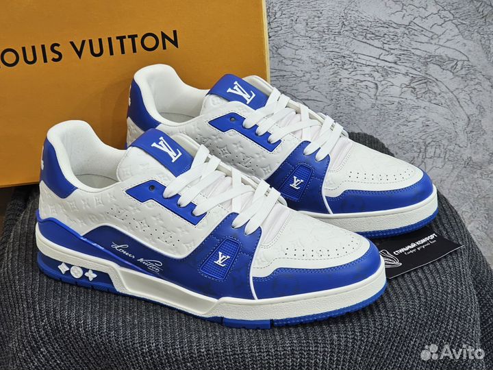 Кроссовки Louis Vuitton trainer #54 blue white