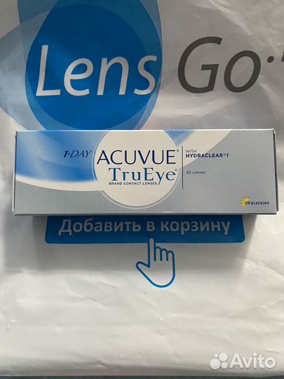Контактные линзы Acuvue TrueEye 1 day -6.0