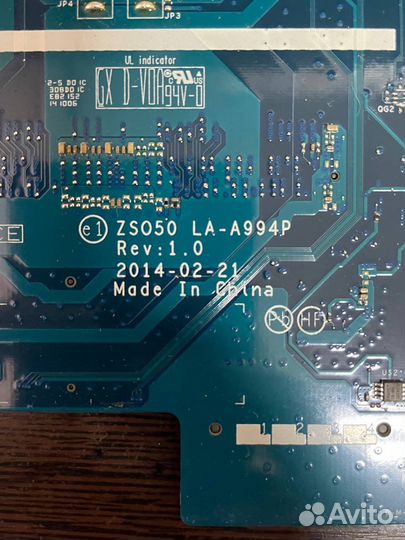 Материнская плата на HP 15-r LA-A994P