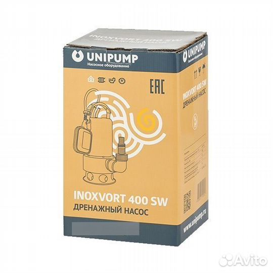 Дренажный насос unipump inoxvort 400 SW