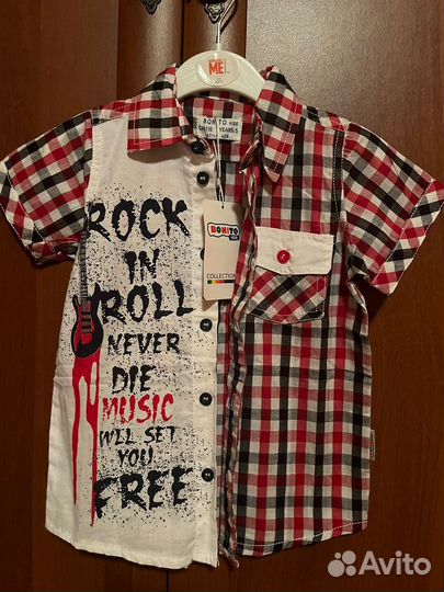 Рубашка новая 110 размер