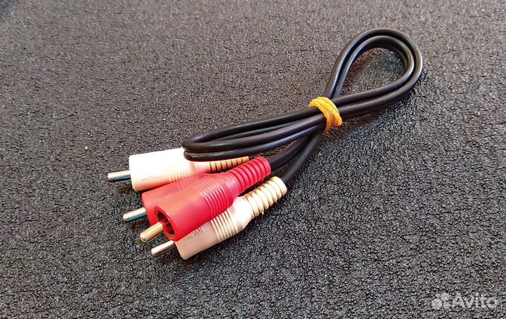 Аудио кабель 2RCA-2 50см, Japan оригинал