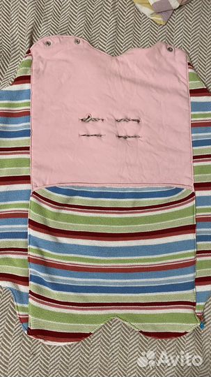 Вкладыш для новорожденных и конверт в автолюльку