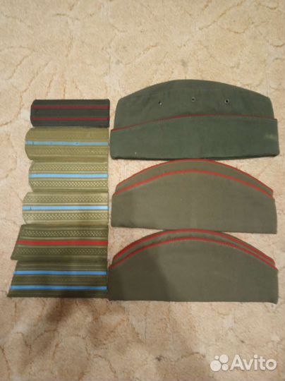 Фуражка, пилотка, погоны, рубашка, пряжка СССР