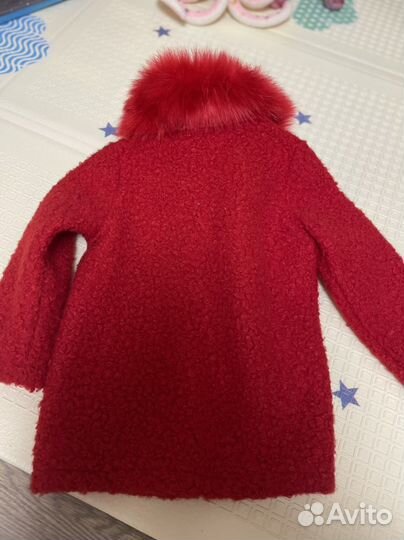 Кофта пальто для девочки 4-5 лет