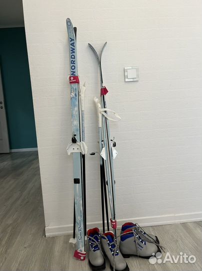 Беговые лыжи с ботинками