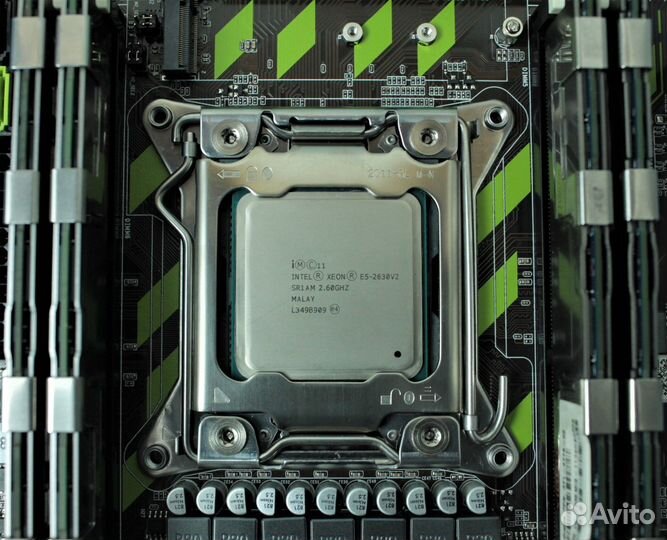 Новый комплект X79+Xeon E5 2630v2+64Gb