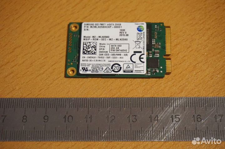 SSD Samsung PM871 (850 Evo) 256gb mSata