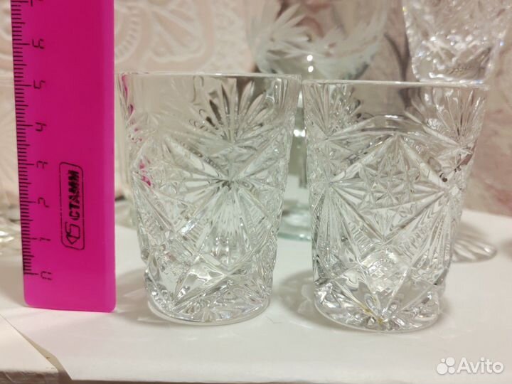 Рюмки СССР стопки СССР в добор хрусталь СССР