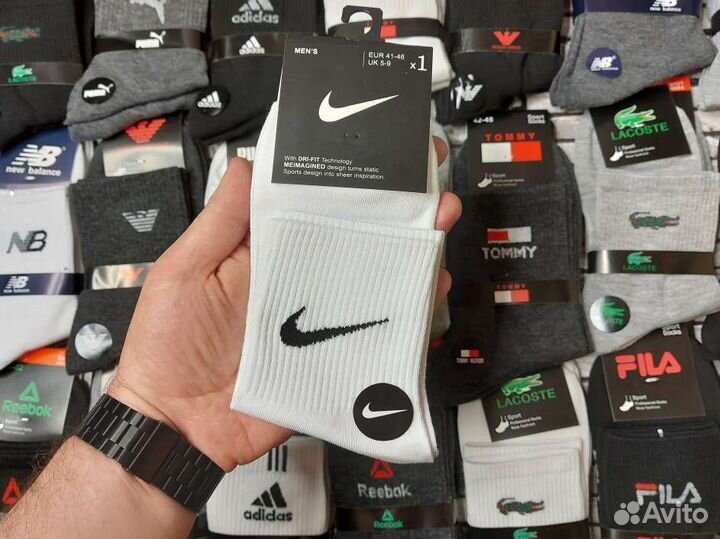 Носки Nike Adidas Puma Reebok