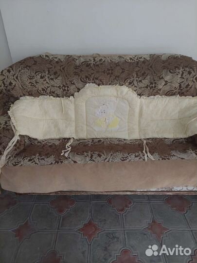 Детская кроватка трансформер с комодом