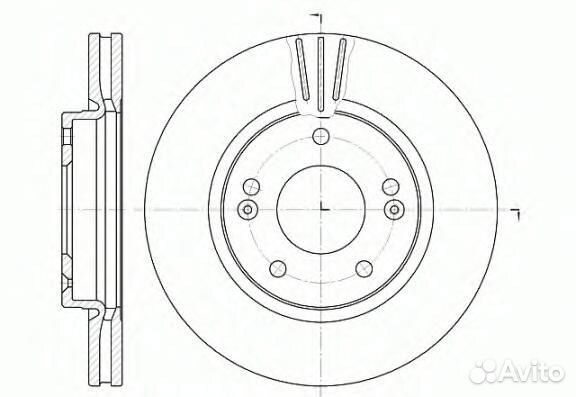 Диск тормозной 6667.10 Remsa