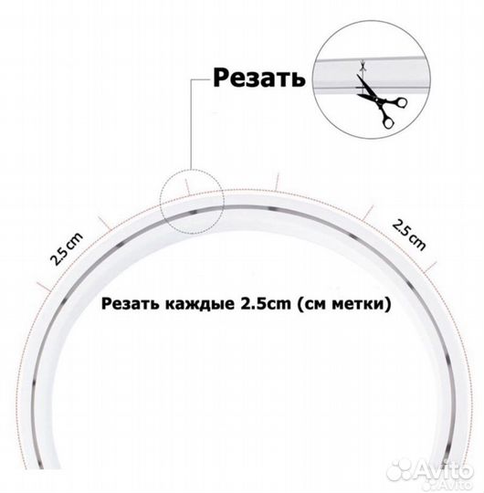 Гибкий неон 12 Воль и 220 волт