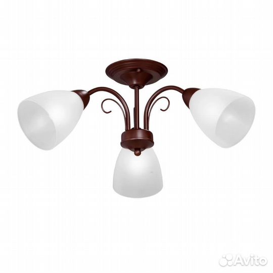 Люстра металл и пластик классика