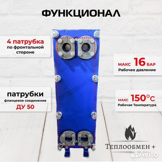 Теплообменник SN 14-10 для вентиляции 70кВт