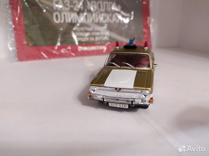 Газ 24 Волга Милиция Олимпиада-80 1/43