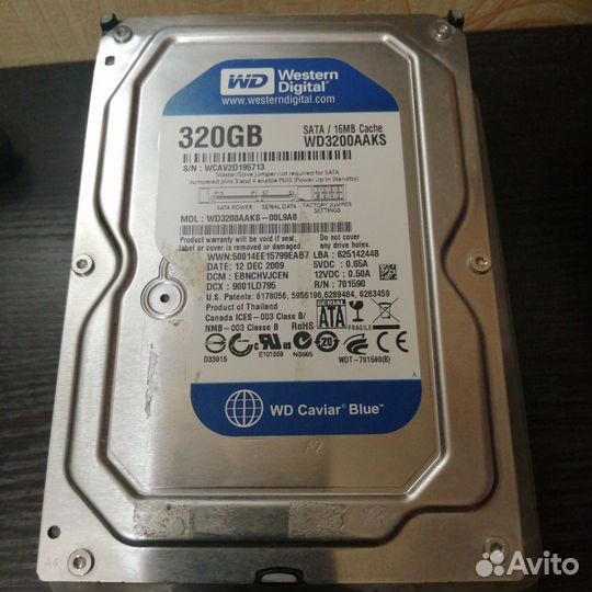 Жесткий диск 320 гб