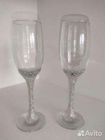 Свадебные бокалы новые