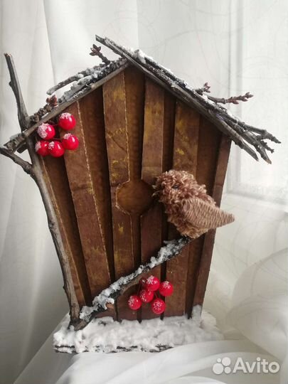 Поделка в садик школу скворечник