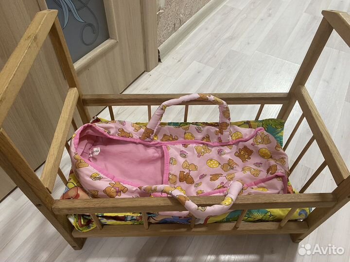 Кроватка детская игрушечная