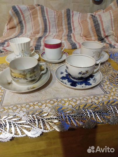 Чашки от разных сервизов