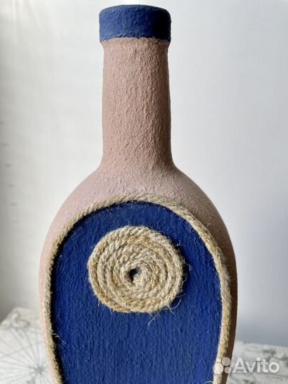 Декоративная бутылка ручной работы