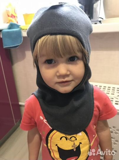 Шапка шлем 50-52 осень