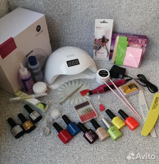 Набор для шеллака и наращивания новый