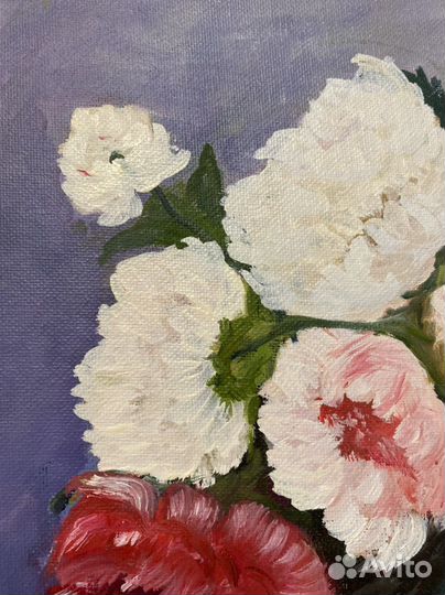 Картина маслом холст на картоне