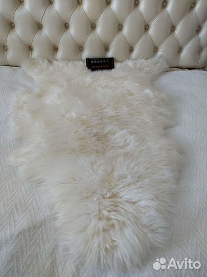 Шкура австралийской овцы белая новая