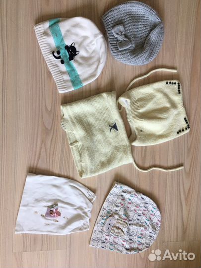 Шапки для девочки 2-3 года